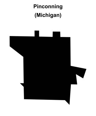 Pinconning (Michigan) boş ana hat haritası