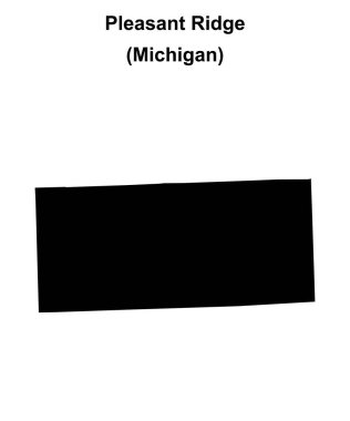 Pleasant Ridge (Michigan) boş ana hat haritası