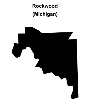 Rockwood (Michigan) boş ana hat haritası