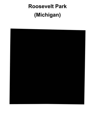 Roosevelt Parkı (Michigan) boş ana hat haritası