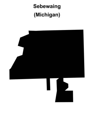Sebewaing (Michigan) boş ana hat haritası