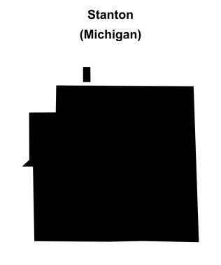 Stanton (Michigan) boş ana hat haritası