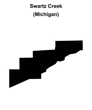 Swartz Deresi (Michigan) boş ana hat haritası