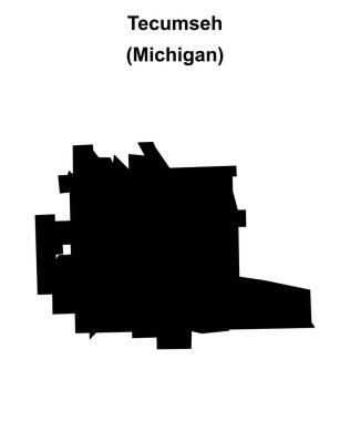 Tecumseh (Michigan) boş ana hat haritası