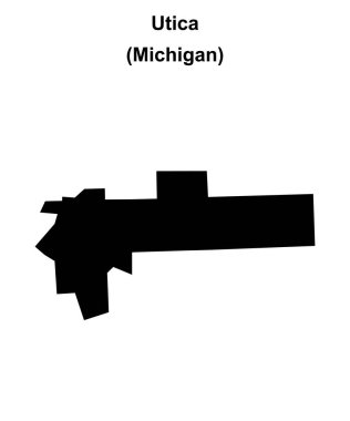 Utica (Michigan) boş ana hat haritası