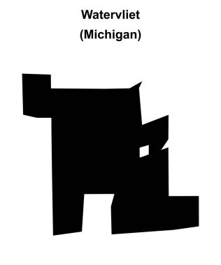 Watervliet (Michigan) boş ana hat haritası