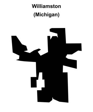 Williamston (Michigan) boş ana hat haritası