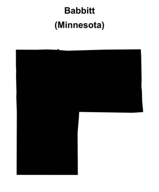 Babbitt (Minnesota) boş ana hat haritası