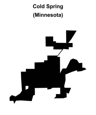 Soğuk Bahar (Minnesota) boş ana hat haritası