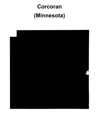 Corcoran (Minnesota) boş ana hat haritası