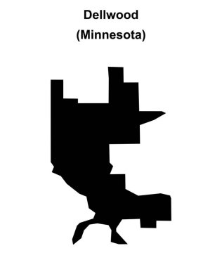Dellwood (Minnesota) boş ana hat haritası