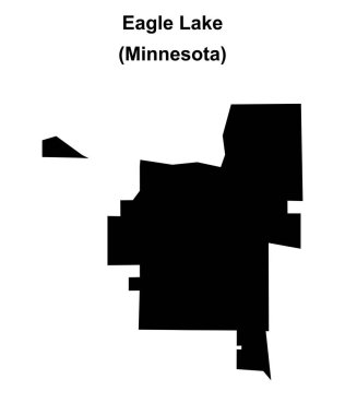 Kartal Gölü (Minnesota) boş ana hat haritası