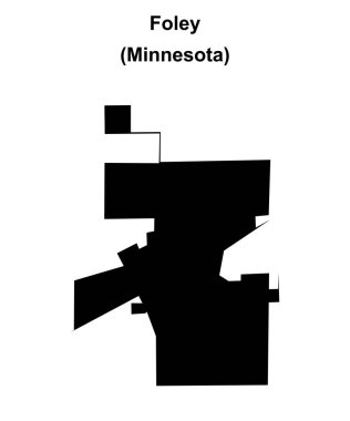 Foley (Minnesota) boş ana hat haritası