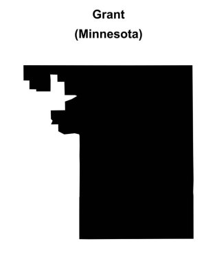 Grant (Minnesota) boş ana hat haritası