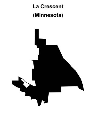 La Crescent (Minnesota) boş ana hat haritası