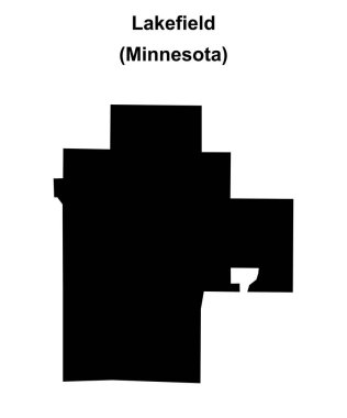 Lakefield (Minnesota) boş ana hat haritası