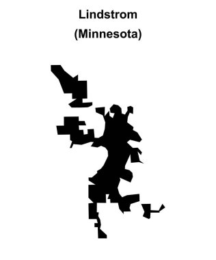 Lindstrom (Minnesota) boş ana hat haritası