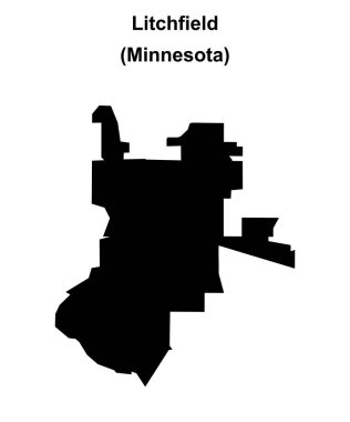 Litchfield (Minnesota) boş ana hat haritası
