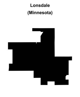 Lonsdale (Minnesota) boş ana hat haritası