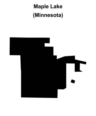 Maple Gölü (Minnesota) boş ana hat haritası