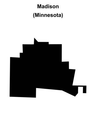 Madison (Minnesota) boş ana hat haritası