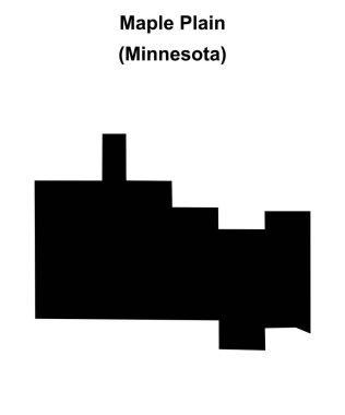 Akçaağaç Ovası (Minnesota) boş ana hat haritası