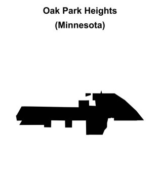 Oak Park Tepeleri (Minnesota) boş ana hat haritası
