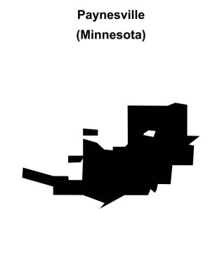 Paynesville (Minnesota) boş ana hat haritası