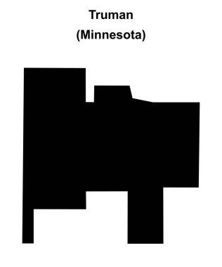 Truman (Minnesota) boş ana hat haritası