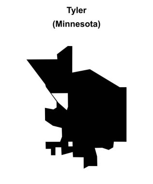 Tyler (Minnesota) boş ana hat haritası