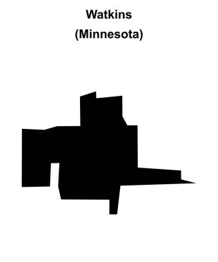 Watkins (Minnesota) boş ana hat haritası
