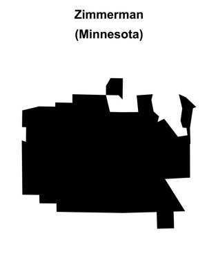Zimmerman (Minnesota) boş ana hat haritası