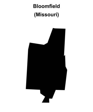 Bloomfield (Missouri) boş ana hat haritası