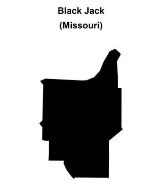 Black Jack (Missouri) boş ana hat haritası