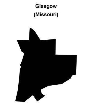 Glasgow (Missouri) boş ana hat haritası