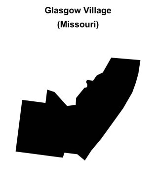 Glasgow Köyü (Missouri) boş ana hat haritası