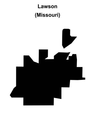 Lawson (Missouri) boş ana hat haritası
