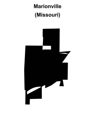 Marionville (Missouri) boş ana hat haritası