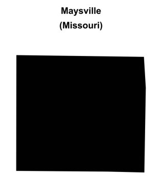 Maysville (Missouri) boş ana hat haritası