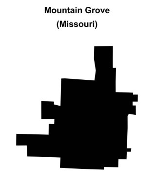 Dağ Korusu (Missouri) boş ana hat haritası