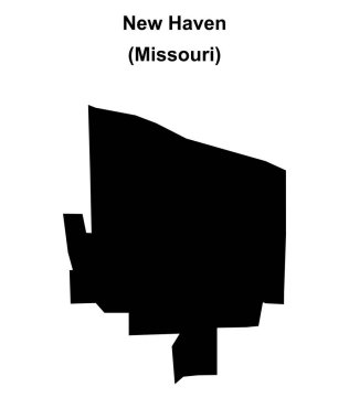 New Haven (Missouri) boş ana hat haritası