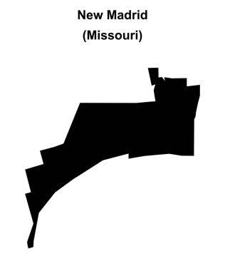 Yeni Madrid (Missouri) boş ana hat haritası