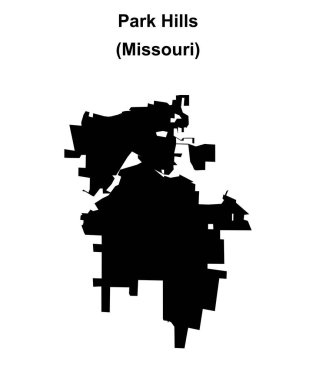 Park Hills (Missouri) boş ana hat haritası