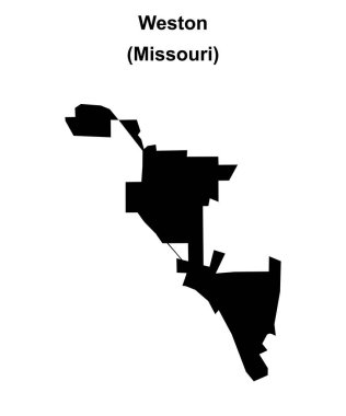 Weston (Missouri) boş ana hat haritası