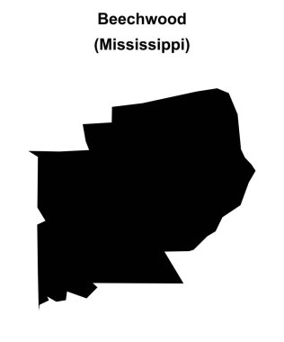 Beechwood (Mississippi) boş ana hat haritası