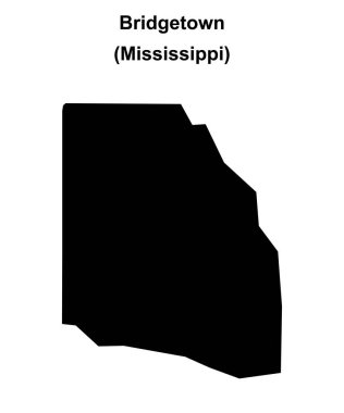 Bridgetown (Mississippi) boş ana hat haritası