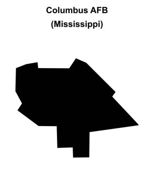 Columbus AFB (Mississippi) boş ana hat haritası