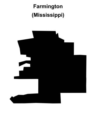 Farmington (Mississippi) boş ana hat haritası