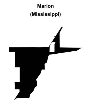 Marion (Mississippi) boş ana hat haritası