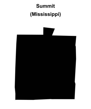 Zirve (Mississippi) boş ana hat haritası